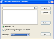 Lomsel IsRunning screenshot
